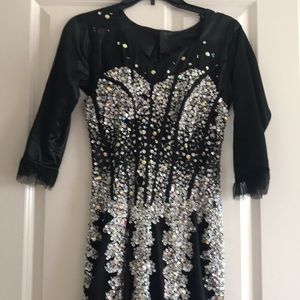 Jovani black/silver dress